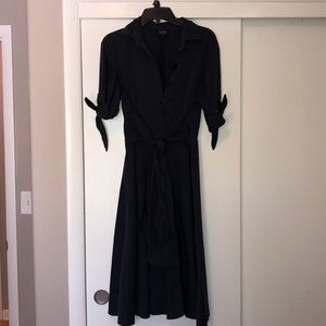 ECI Navy Blue tie dress